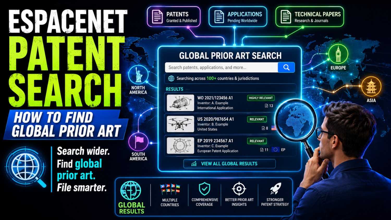 Espacenet Patent Search: How to Find Global Prior Art