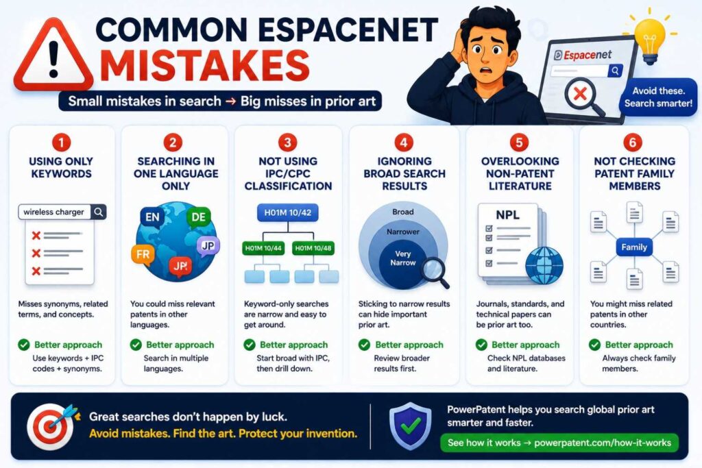One common mistake is searching only one phrase.