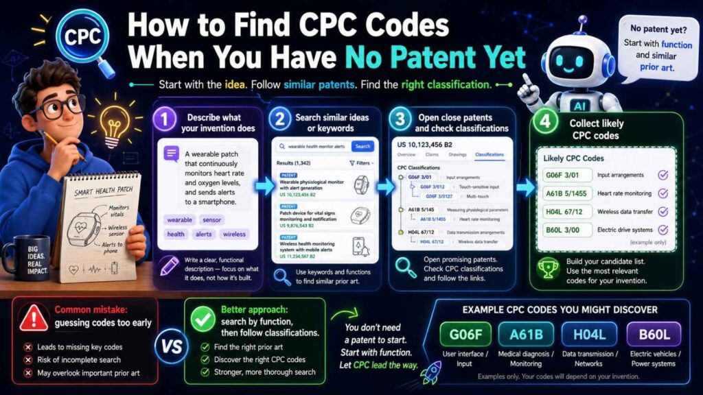 Sometimes you do not know any close patent.