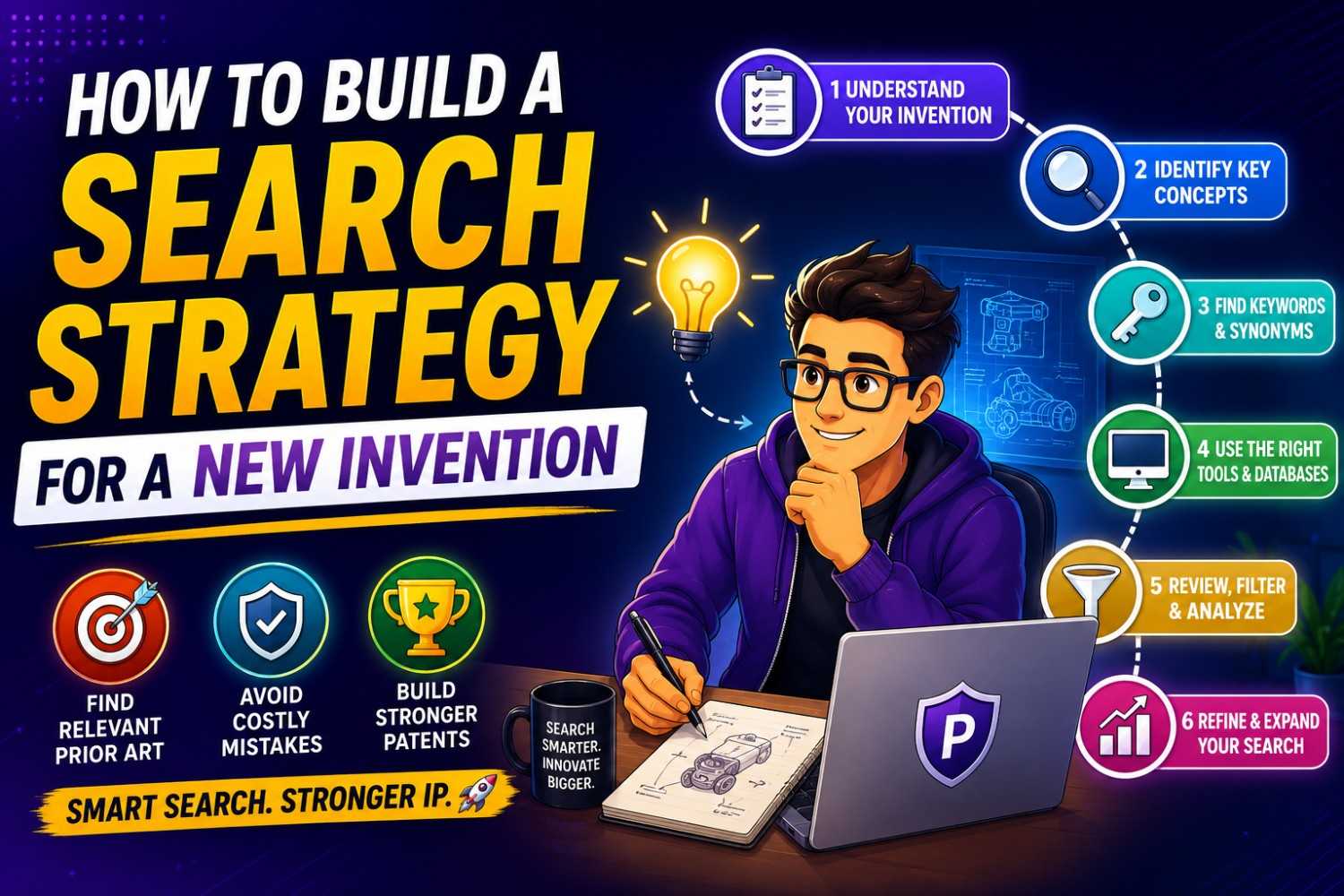 How to Build a Search Strategy for a New Invention