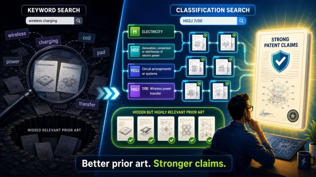 If you are preparing a serious filing, classification search becomes more important.