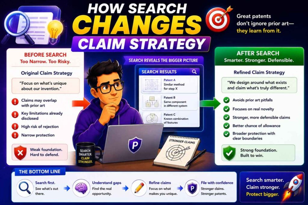 Prior art search does not just answer “new or not new.”