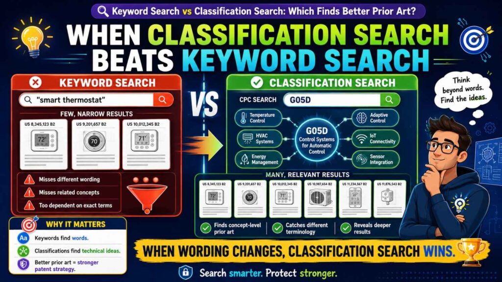 Classification search can beat keyword search when language is the problem.