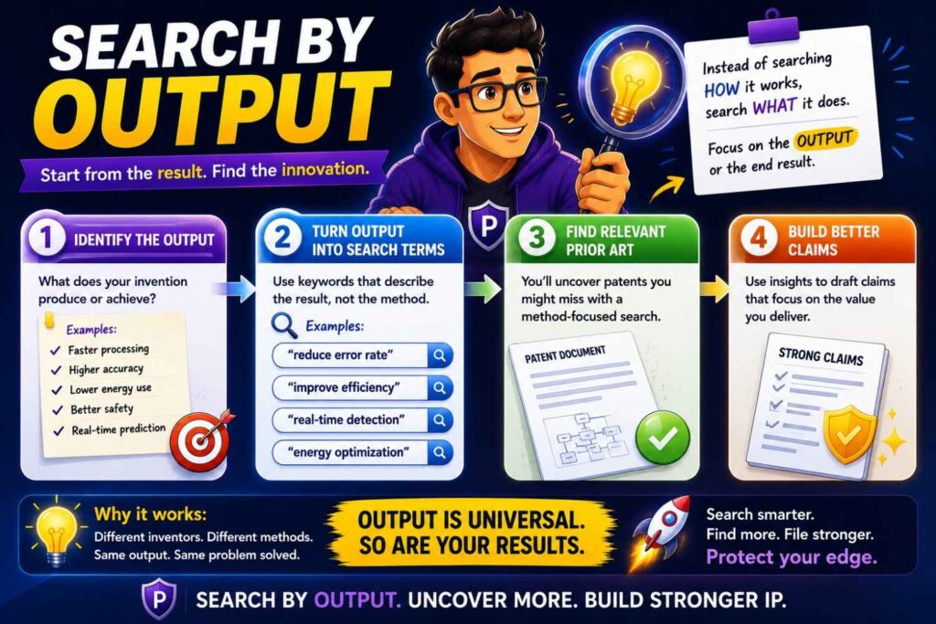 Every invention produces some kind of output.