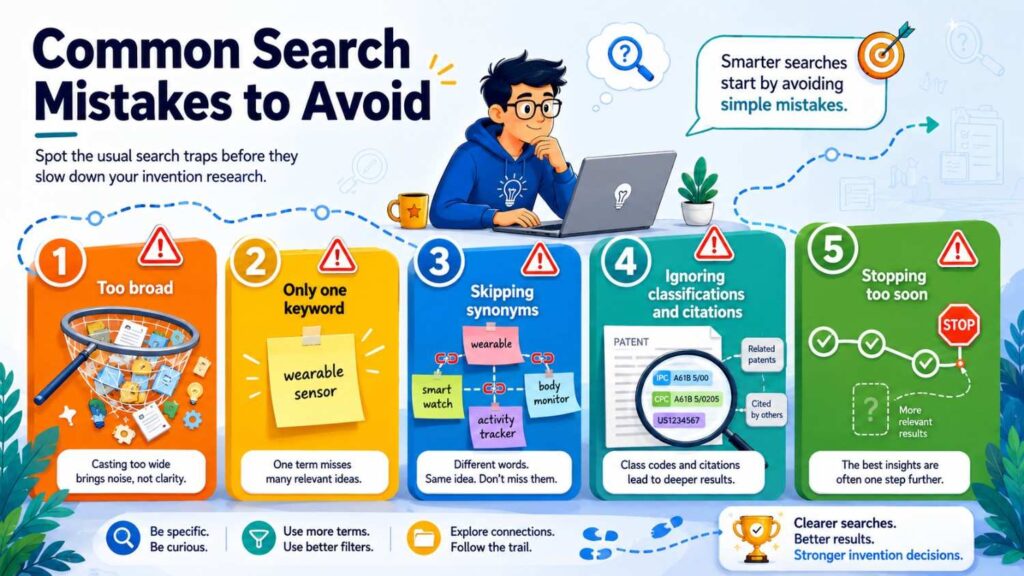 One common mistake is searching only one phrase. This creates false confidence.