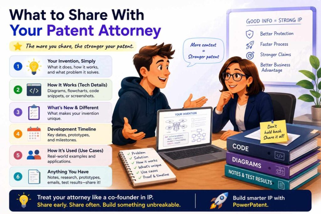 When you bring search results to a patent attorney, do not just send a pile of links.