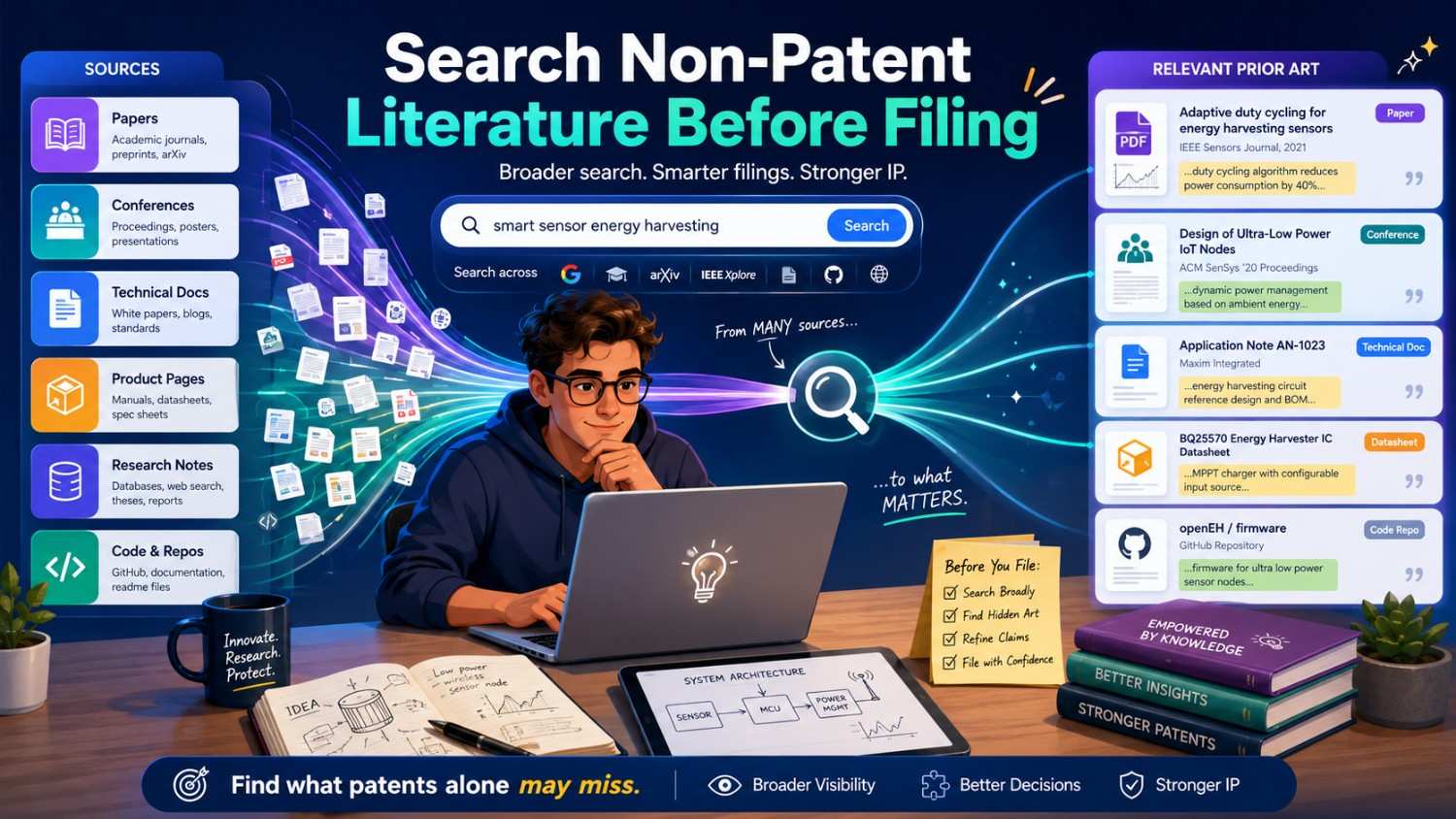 How to Search Non-Patent Literature Before Filing