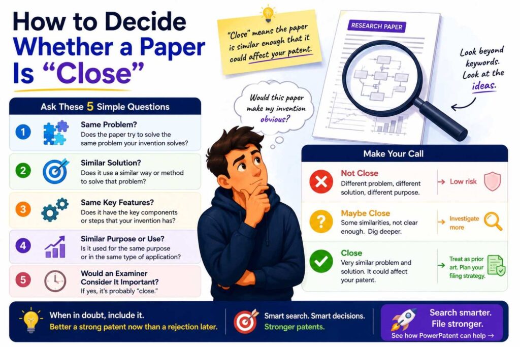 A close paper usually shares more than the same field.