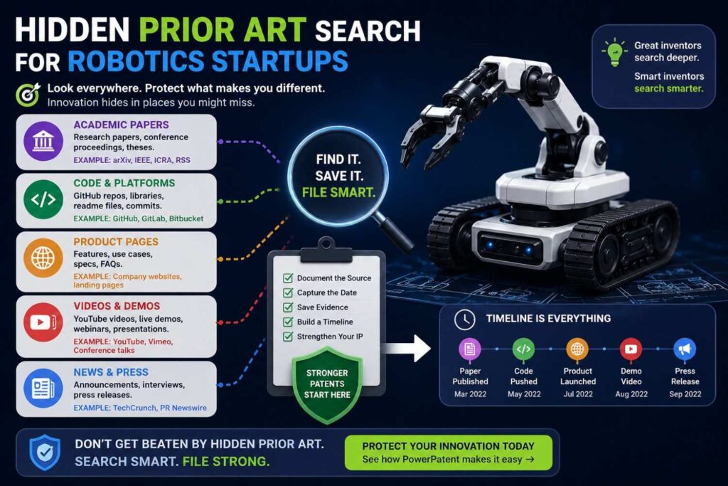Robotics teams should search papers, videos, GitHub, product pages, lab pages, and hardware docs.