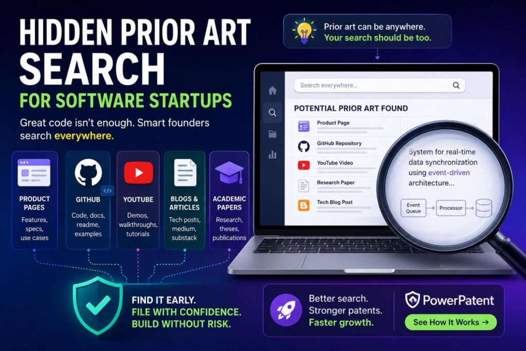 Software startups often ship and document before they file.
