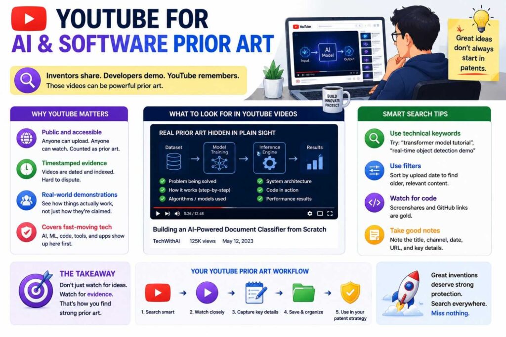 AI and software videos often show workflows.