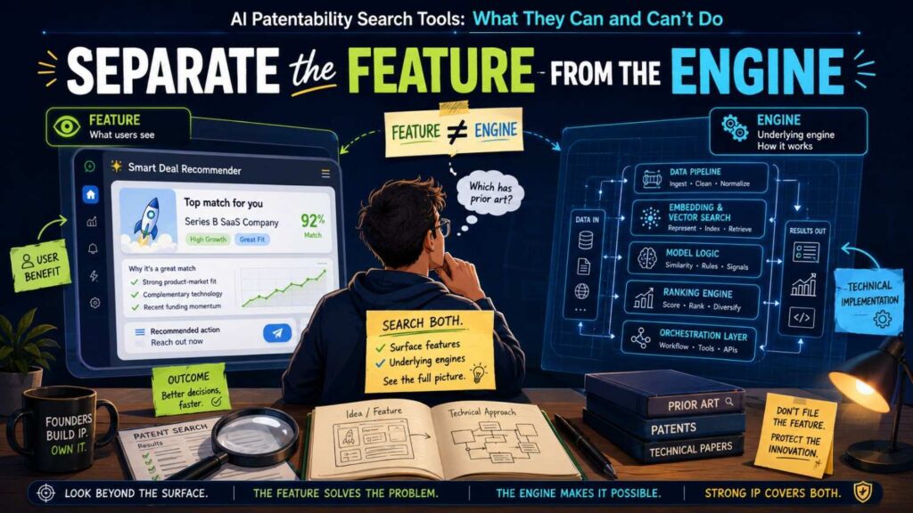 Businesses often confuse a product feature with the engine behind it.
