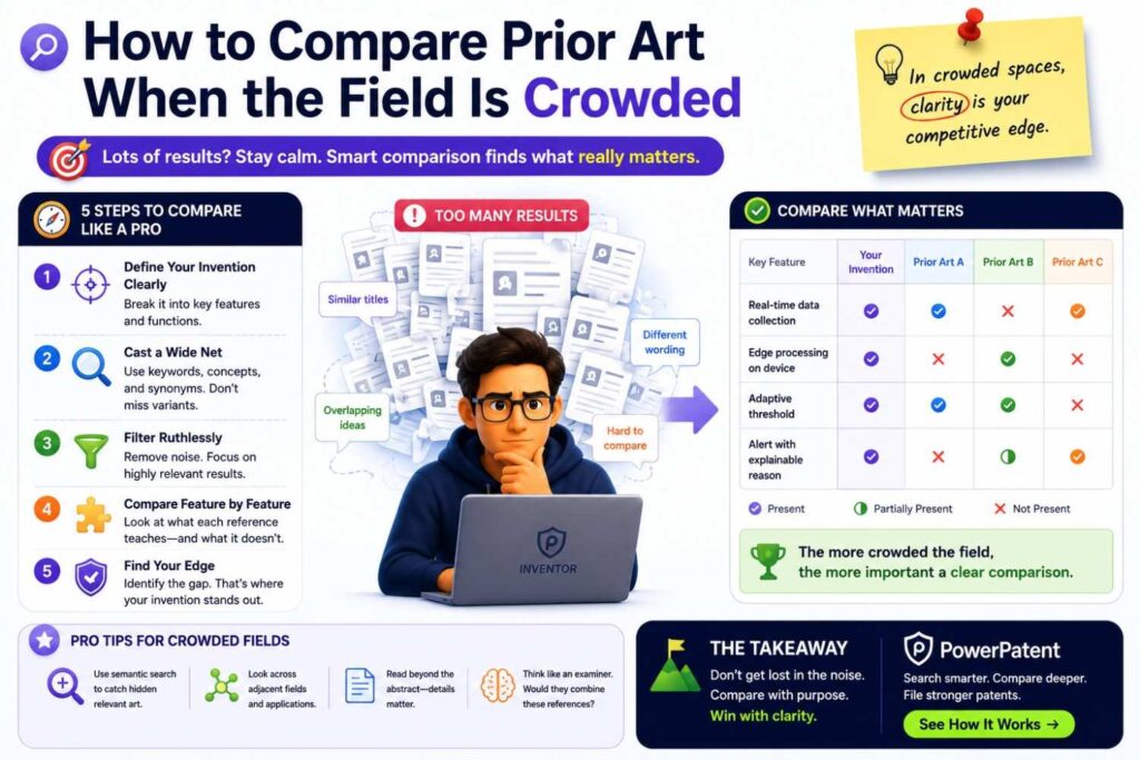 In a crowded field, broad ideas are usually taken. You need to find the narrow technical edge.