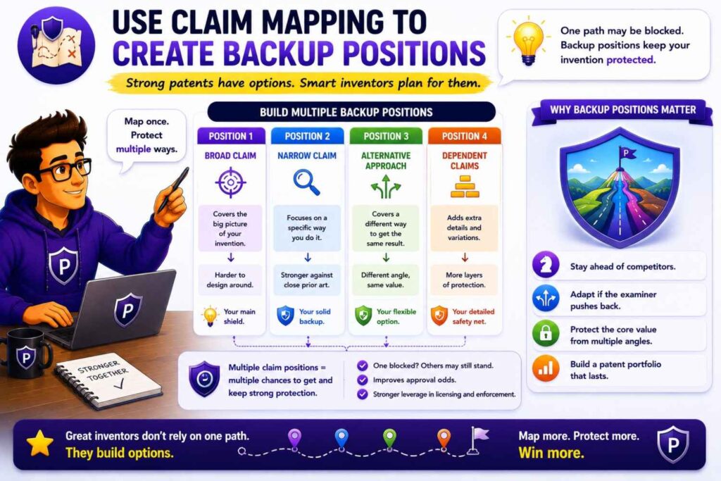A good patent filing should not depend on one claim idea.