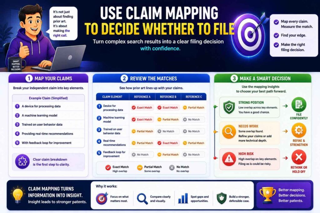 After you build the map, you need to make a decision.