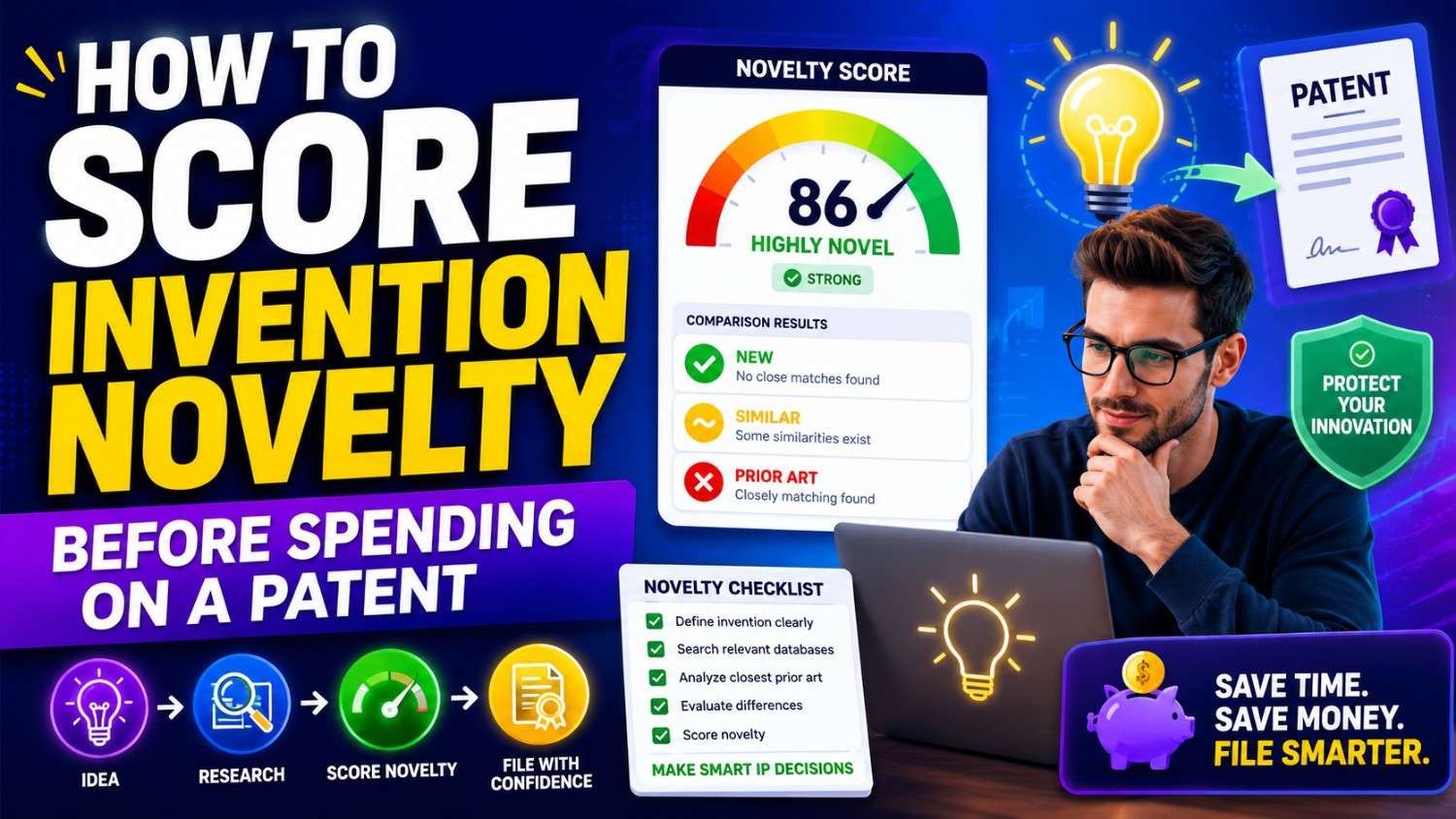 How to Score Invention Novelty Before Spending on a Patent