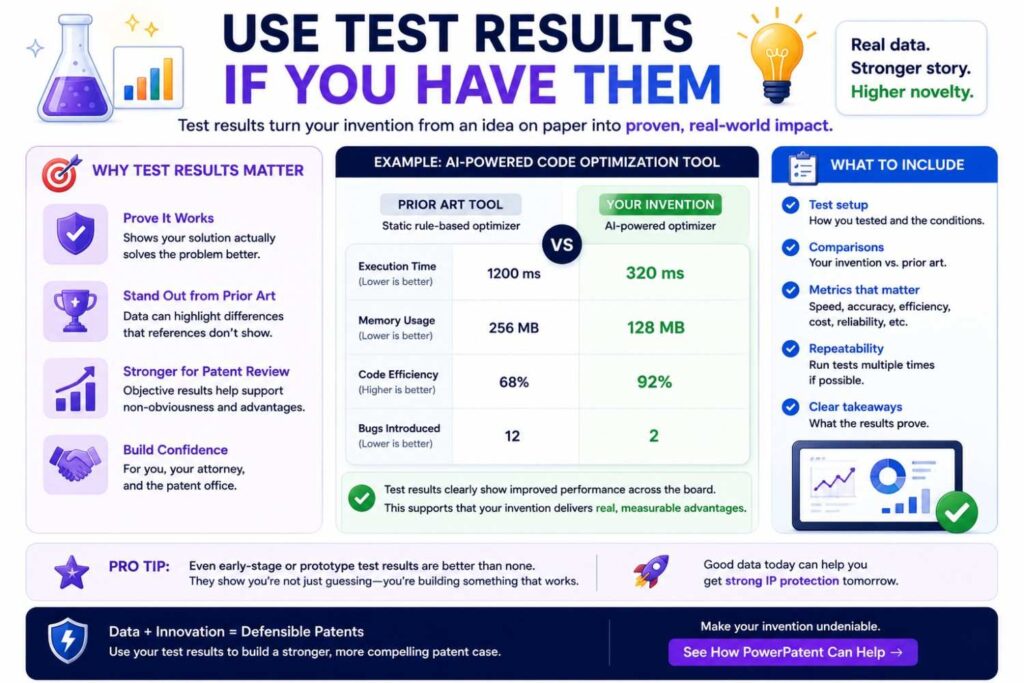 Test results can help explain why a difference matters.