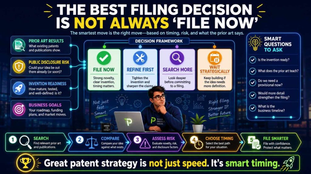 A good novelty workflow may tell you not to file.