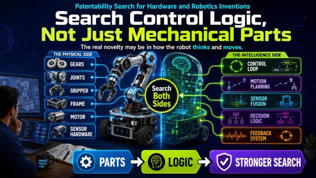 Robotics inventions often live in the control logic.