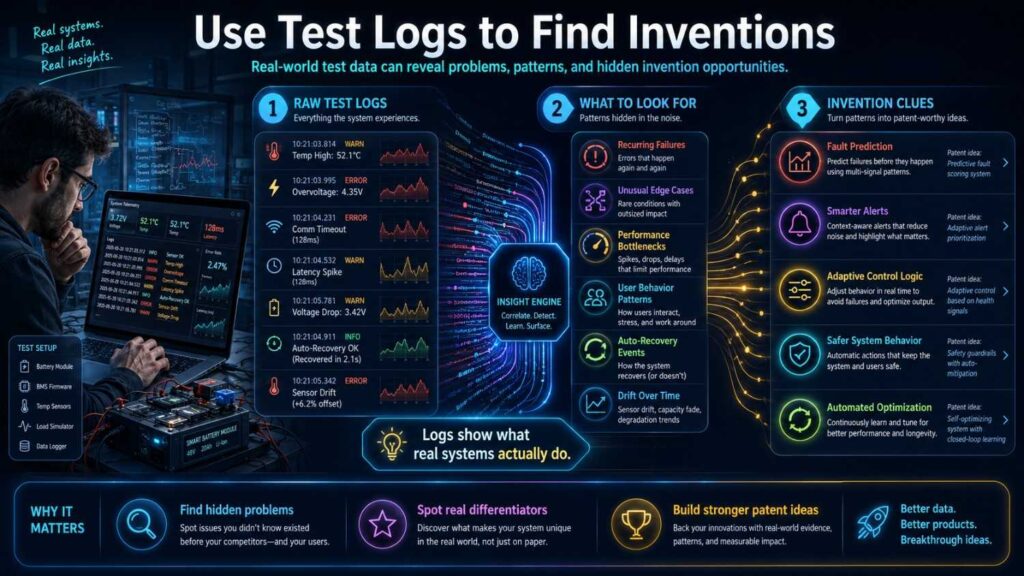 Look for moments where the team found a failure and fixed it.