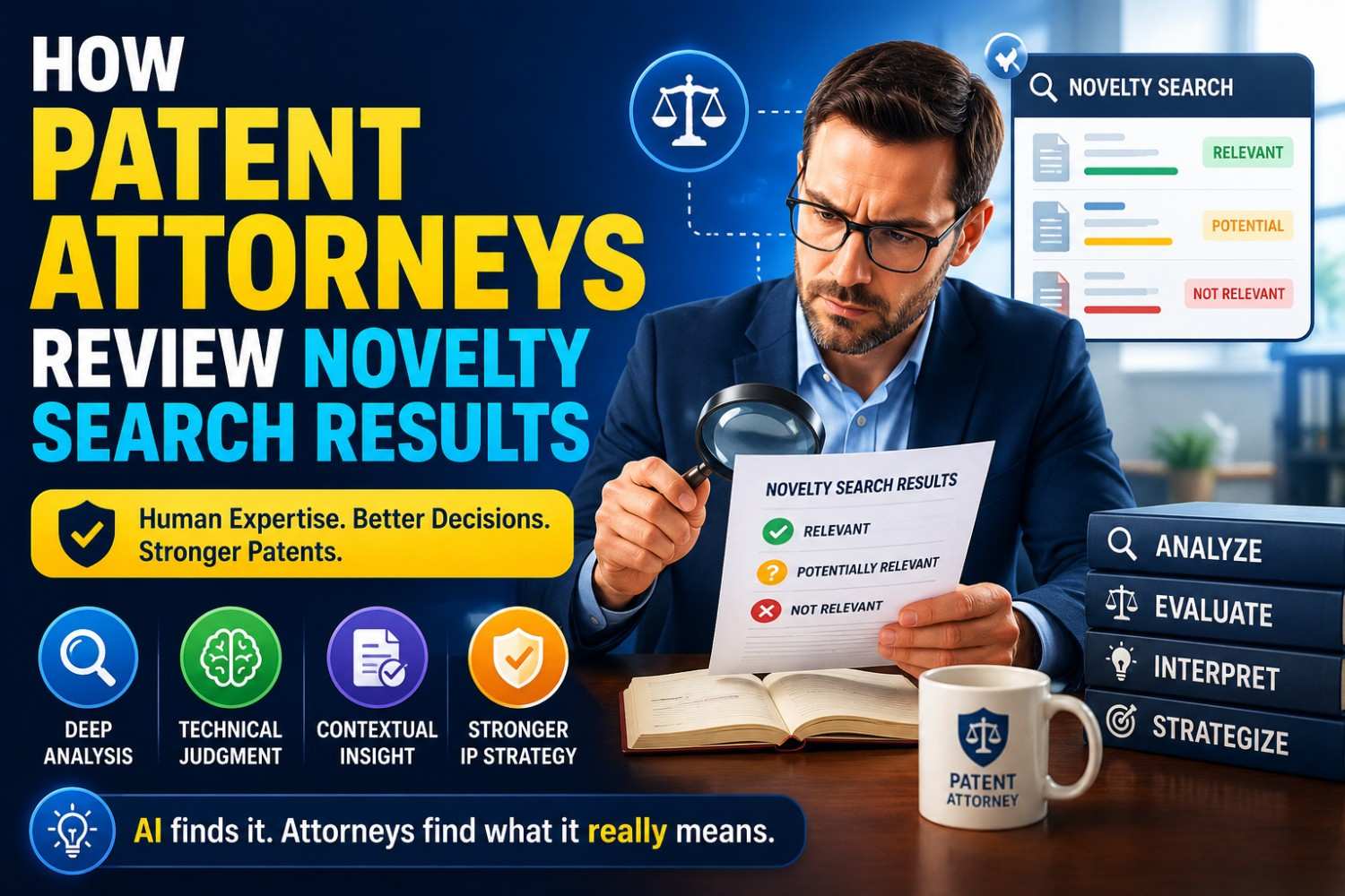 How Patent Attorneys Review Novelty Search Results