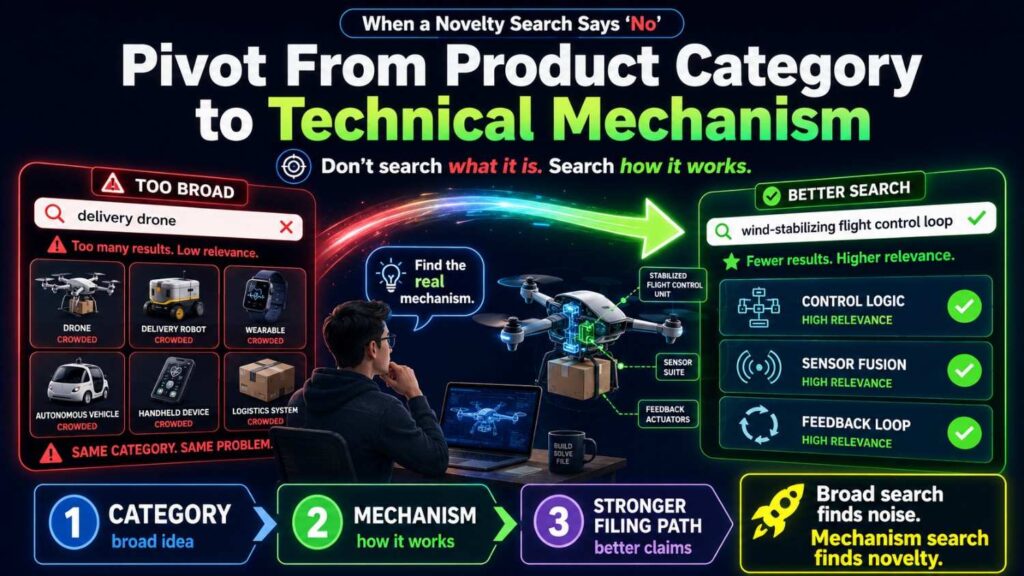 A broad product category is often crowded.