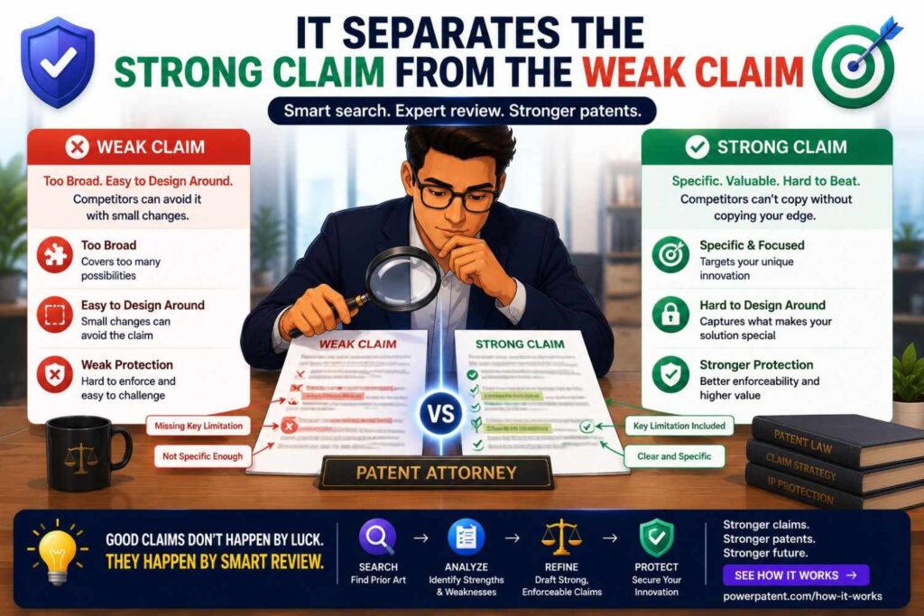 A good attorney review does not treat all claim ideas the same.