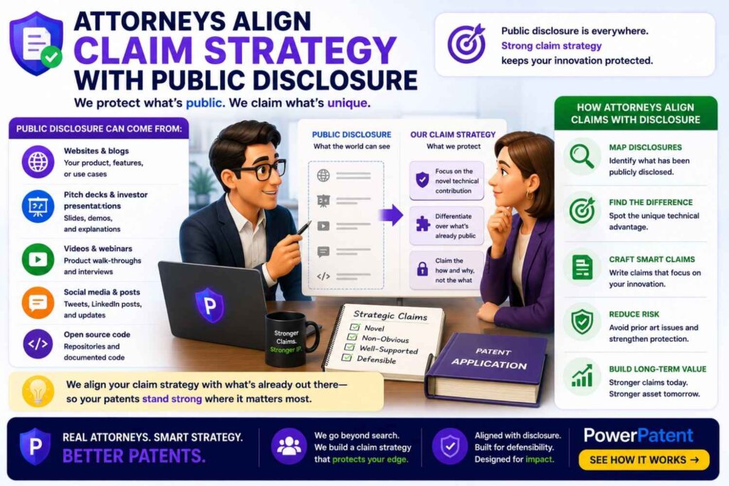 If the best claim angle is not yet ready and no disclosure is planned, the team may gather more support first.