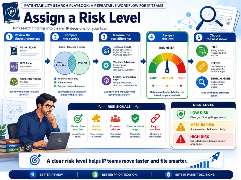 The playbook should include a simple risk rating.