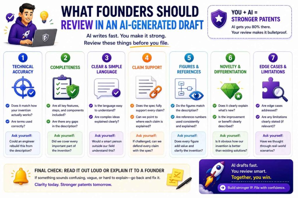 Founders do not need to review every comma.