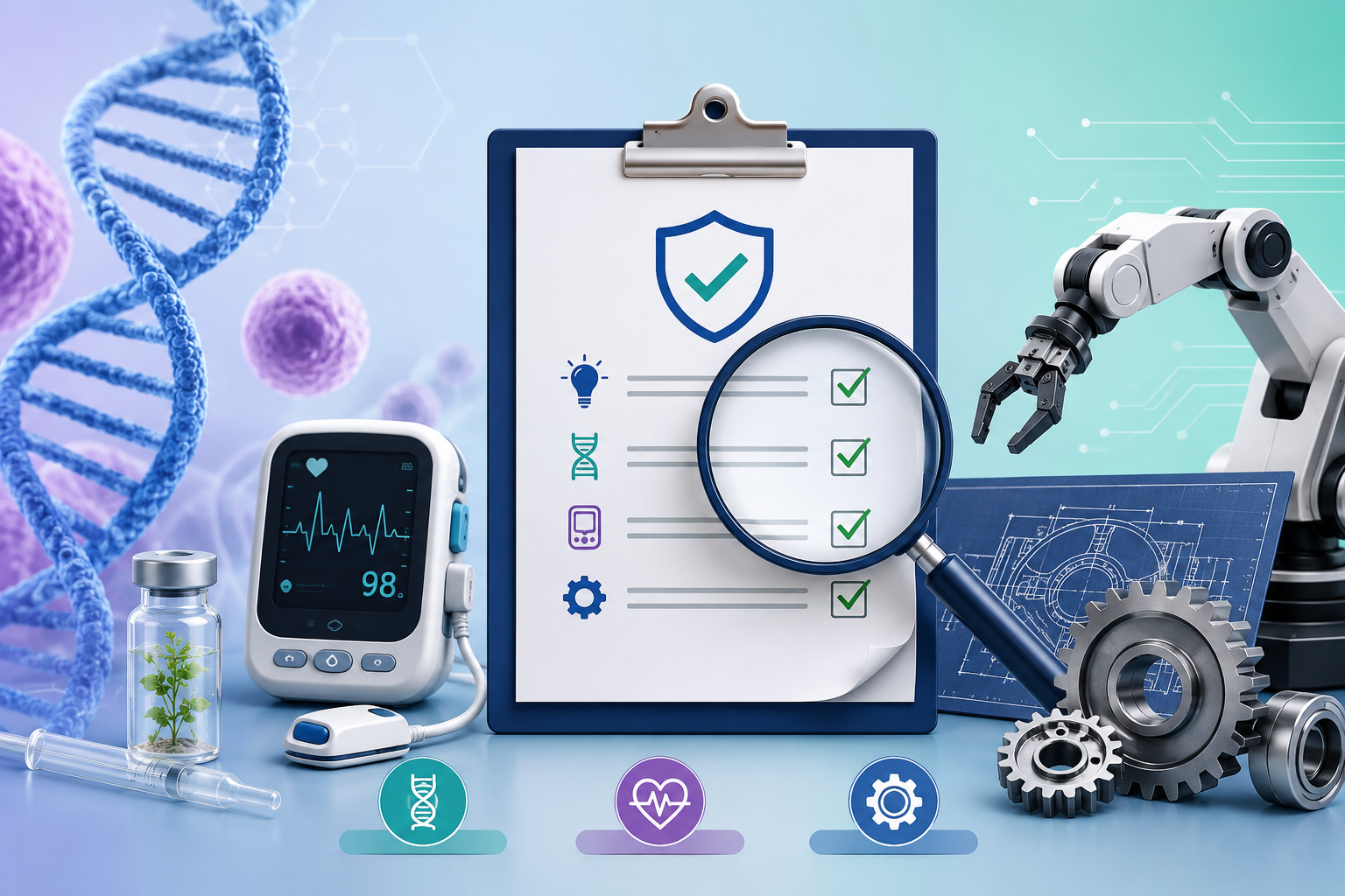 Explore patent draft review for biotech, medtech, and hardware inventions, with AI tools and attorney oversight to improve quality.