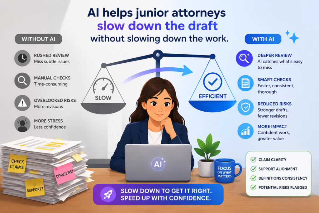 A strong patent draft is not just a long document with claims at the front and drawings in the back. It is a careful story about what was built, why it matters, how it works, and what should be protected.
