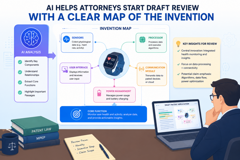 A patent draft is not just a long document. It is a careful story about what an invention is, how it works, why it is different, and what parts should be protected.