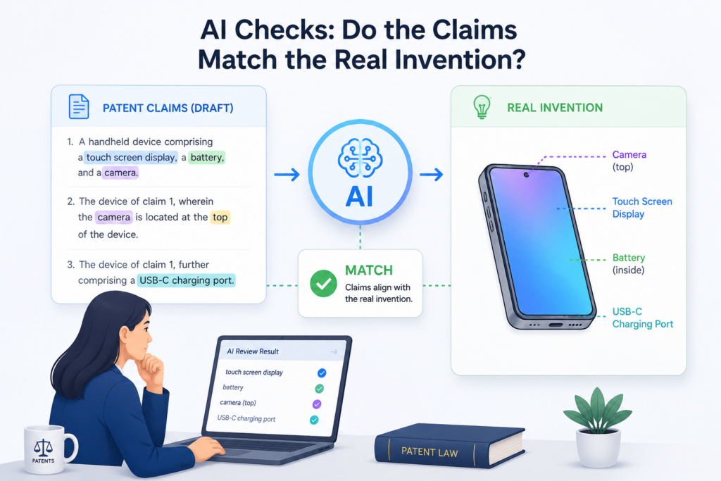 A strong patent draft should protect the real invention, not a loose idea around it. This is one of the hardest parts of review. A junior attorney may read a claim and think it sounds broad and useful.