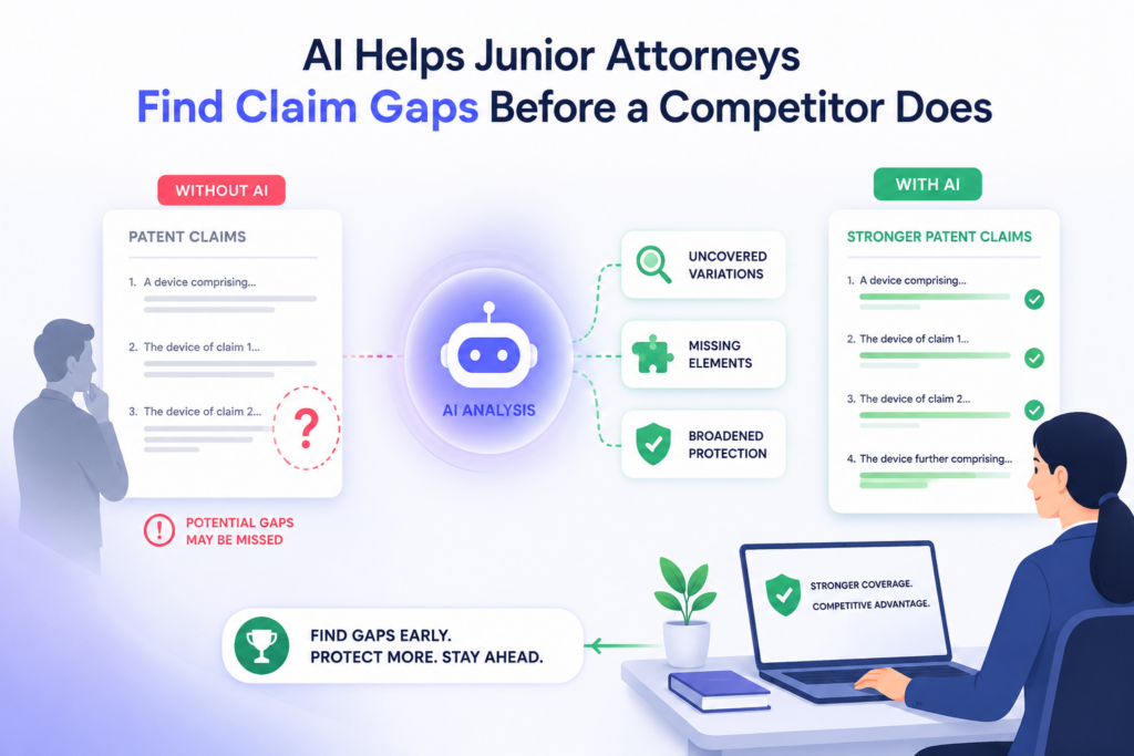 A patent draft should not only describe the invention. It should also make copying harder. That means junior attorneys need to review the draft from the eyes of a competitor.