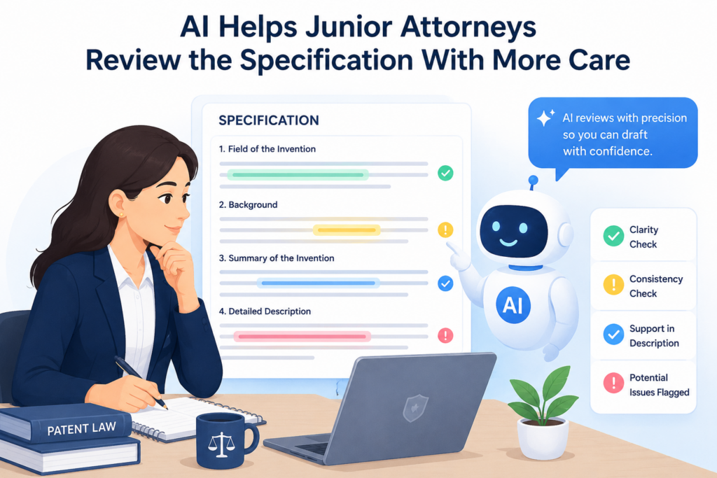 A patent draft can have strong claims and still fail the reader if the specification is weak. The specification is where the invention gets explained. It should tell the full story in a clear way.
