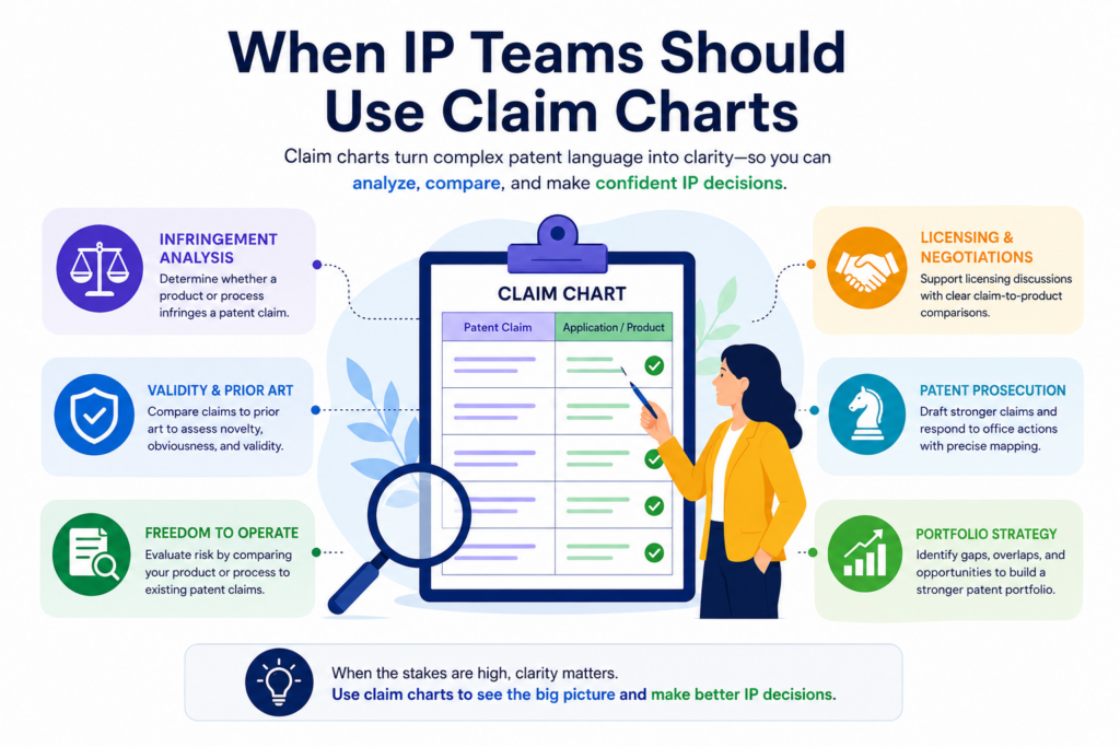 They can help with patent drafting, product review, competitor study, funding prep, licensing talks, portfolio cleanup, and invention planning.