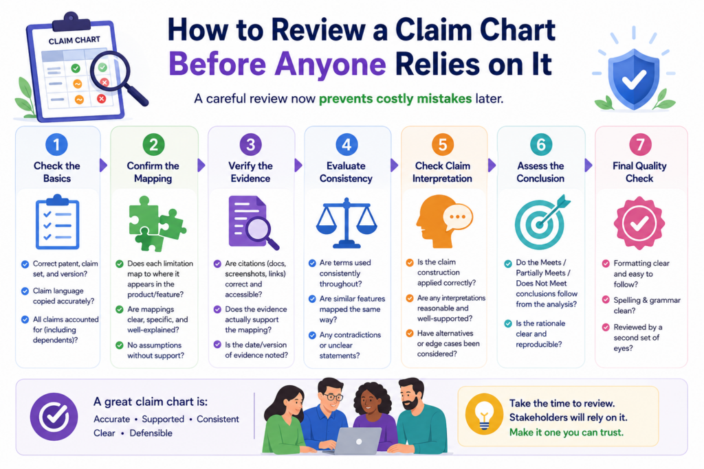 Before the team uses it for a filing plan, product review, investor talk, licensing review, or competitor study, someone needs to test it with fresh eyes.