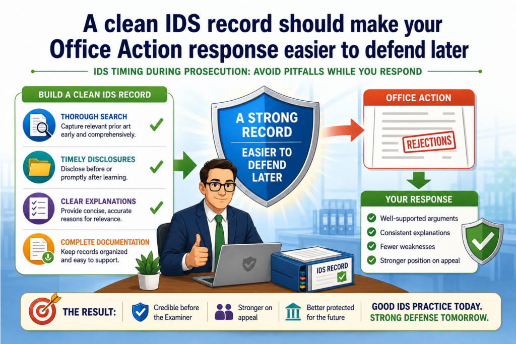 An Office Action response is not only written for the examiner in front of you. It may also be read later by investors, buyers, partners, competitors, or another attorney who wants to understand how the patent was handled.