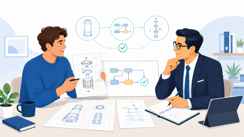 Many inventors try to explain everything in words. That is hard. Inventions are often easier to understand when someone can see the parts, the flow, or the change over time.