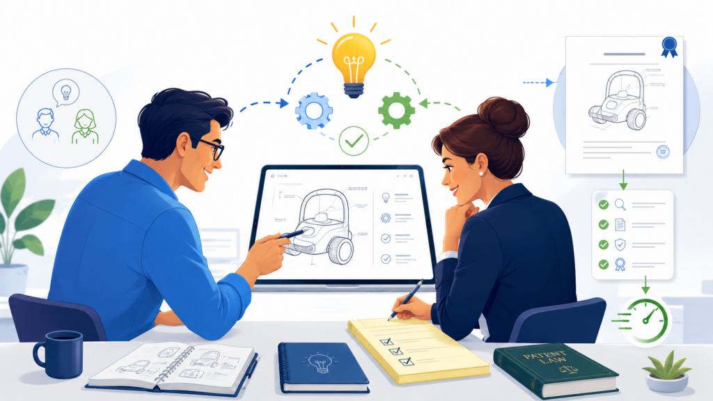 A fast patent draft does not begin with a blank page. It begins with a shared view of what the invention really is. This sounds simple, but it is where many patent projects lose time.