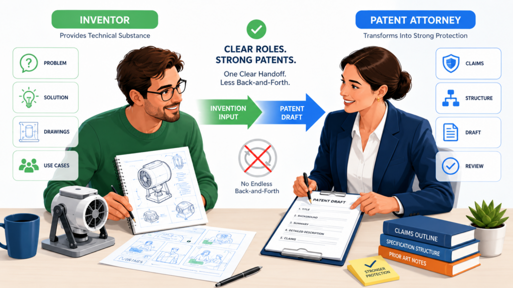 Back-and-forth is normal in patent drafting. Endless back-and-forth is a sign that the process is broken.