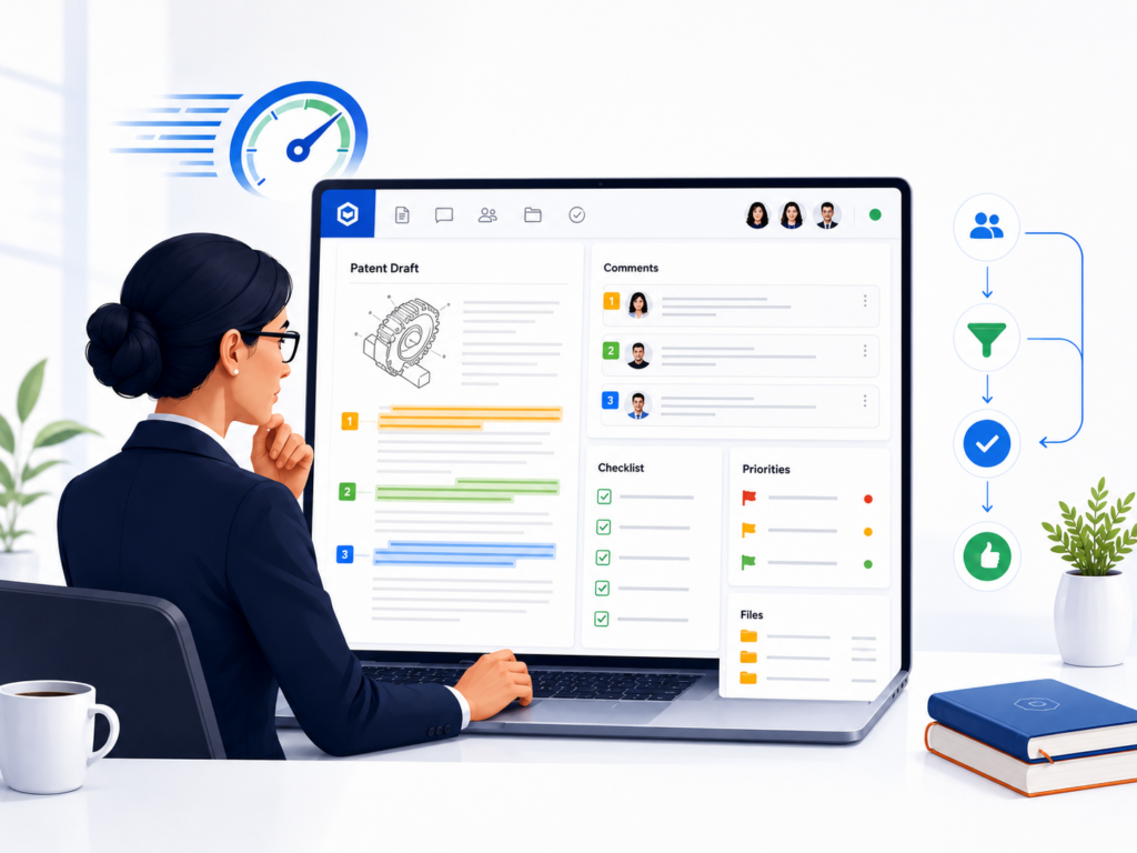 A strong shared workspace does not replace a patent attorney. It makes the attorney’s work sharper. That distinction is important.