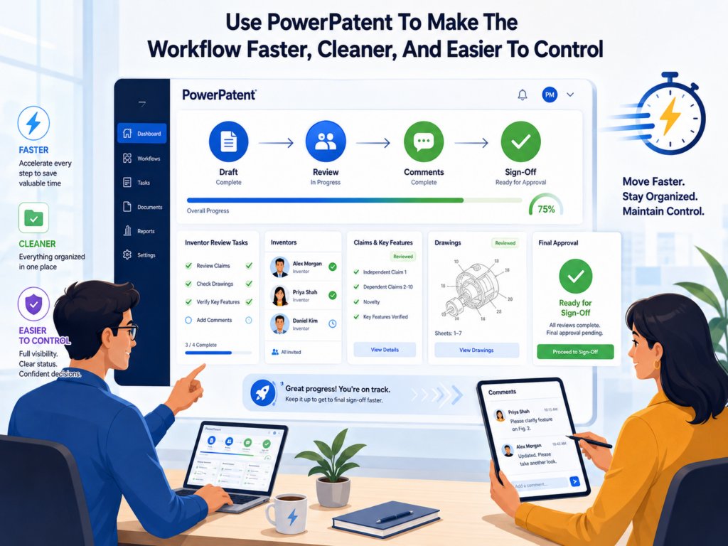 A strong inventor sign-off workflow is simple in theory. In practice, it is hard to run manually when the team is busy. Founders are building the company. Engineers are shipping product.