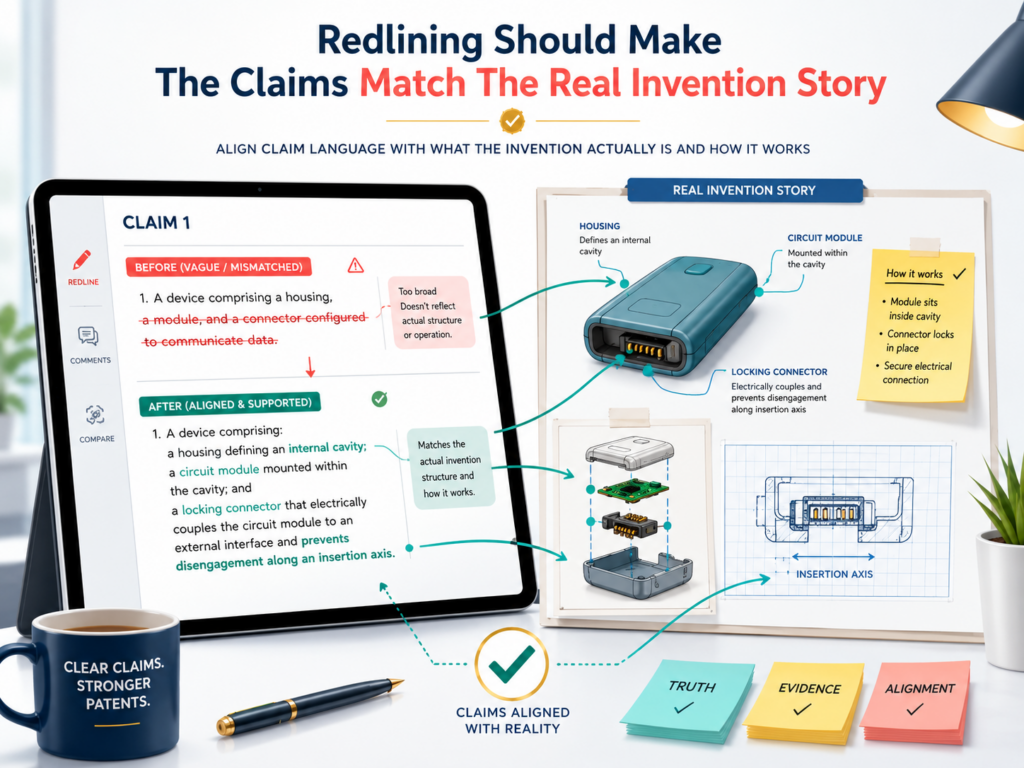 The claims are the most important part of the patent draft, but they should not feel disconnected from the rest of the application.