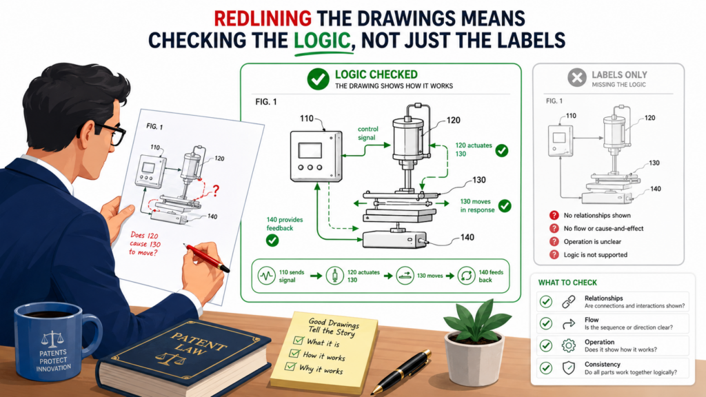 Patent drawings are not decoration. They help explain the invention. They can support the claims.