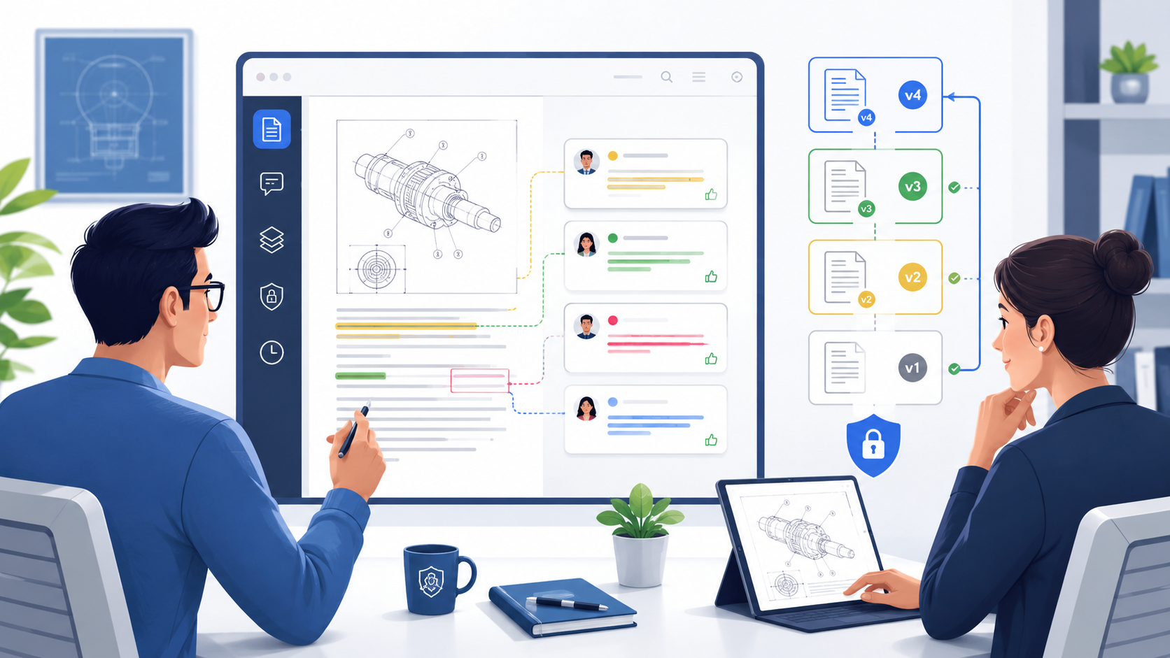 Learn how to manage inventor comments, track draft changes, and keep patent version control clean from first review to final filing.