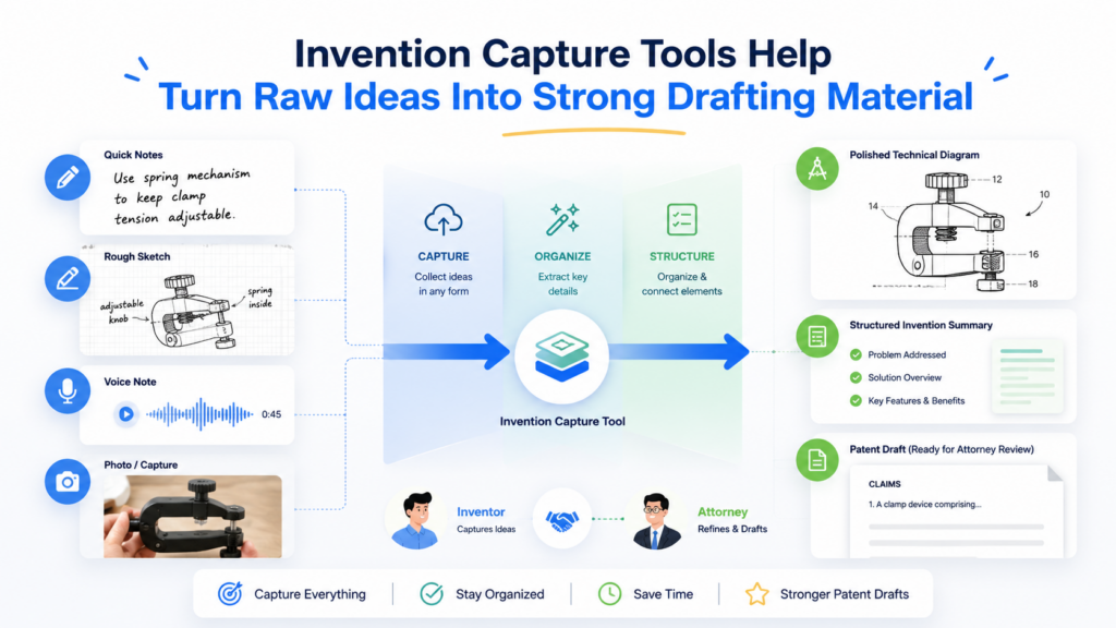 The inventor has the idea, but the idea is still living in many places. Part of it is in the product. Part of it is in code. Part of it is in a whiteboard photo. Part of it is in a Slack thread.