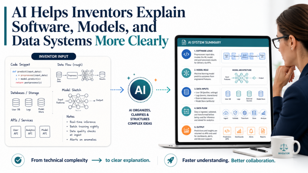 Software inventions can be hard to explain because much of the work happens behind the screen.