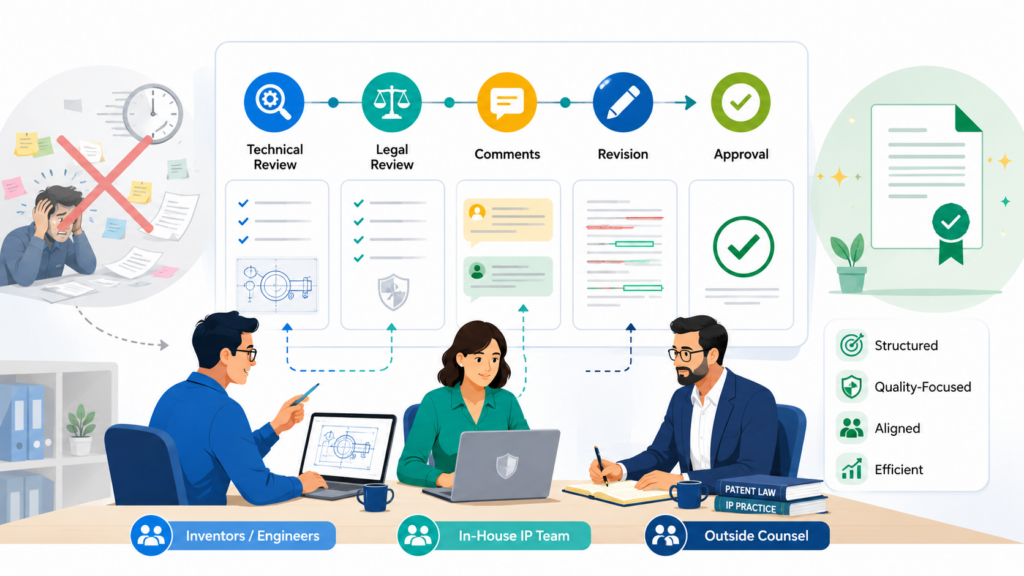 Patent draft review is where many good ideas get weakened. Not because people are careless, but because the process is rushed or unclear. The draft may arrive close to a filing deadline. 